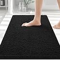 Smiry Bathroom Rugs 36X24, Luxury Chenille Extra Soft Absorbent Bath Mat