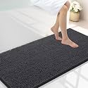 Smiry Bathroom Rugs 40X24, Luxury Chenille Extra Soft Absorbent Bath Mat