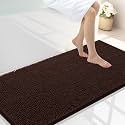 Smiry Bathroom Rugs 40X24, Luxury Chenille Extra Soft Absorbent Bath Mat