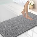 Smiry Bathroom Rugs 40X24, Luxury Chenille Extra Soft Absorbent Bath Mat