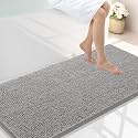 Smiry Bathroom Rugs 44X24, Luxury Chenille Extra Soft Absorbent Bath Mat
