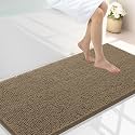 Smiry Bathroom Rugs 44X24, Luxury Chenille Extra Soft Absorbent Bath Mat