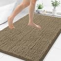 Smiry Bathroom Rugs 44X32, Luxury Chenille Extra Soft Absorbent Bath Mat