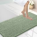 Smiry Bathroom Rugs 45X27, Luxury Chenille Extra Soft Absorbent Bath Mat