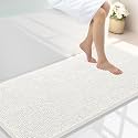 Smiry Bathroom Rugs 45X27, Luxury Chenille Extra Soft Absorbent Bath Mat