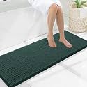 Smiry Bathroom Rugs 47X17, Luxury Chenille Extra Soft Absorbent Bath Mat