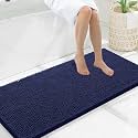 Smiry Bathroom Rugs 47X20, Luxury Chenille Extra Soft Absorbent Bath Mat