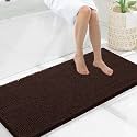 Smiry Bathroom Rugs 47X20, Luxury Chenille Extra Soft Absorbent Bath Mat