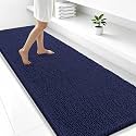 Smiry Bathroom Rugs 47X24, Luxury Chenille Extra Soft Absorbent Bath Mat