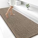 Smiry Bathroom Rugs 47X24, Luxury Chenille Extra Soft Absorbent Bath Mat