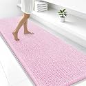 Smiry Bathroom Rugs 47X24, Luxury Chenille Extra Soft Absorbent Bath Mat