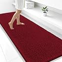 Smiry Bathroom Rugs 47X24, Luxury Chenille Extra Soft Absorbent Bath Mat