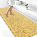 Smiry Bathroom Rugs 47X24, Luxury Chenille Extra Soft Absorbent Bath Mat