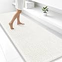 Smiry Bathroom Rugs 47X24, Luxury Chenille Extra Soft Absorbent Bath Mat