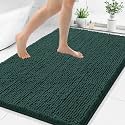 Smiry Bathroom Rugs 48X32, Luxury Chenille Extra Soft Absorbent Bath Mat