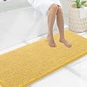 Smiry Bathroom Rugs 59X20, Luxury Chenille Extra Soft Absorbent Bath Mat