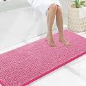 Smiry Bathroom Rugs 59X20, Luxury Chenille Extra Soft Absorbent Bath Mat