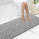 Smiry Bathroom Rugs 59X20, Luxury Chenille Extra Soft Absorbent Bath Mat
