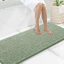 Smiry Bathroom Rugs 59X20, Luxury Chenille Extra Soft Absorbent Bath Mat