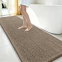 Smiry Bathroom Rugs 59X24, Luxury Chenille Extra Soft Absorbent Bath Mat