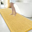 Smiry Bathroom Rugs 59X24, Luxury Chenille Extra Soft Absorbent Bath Mat