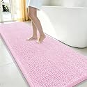 Smiry Bathroom Rugs 59X24, Luxury Chenille Extra Soft Absorbent Bath Mat