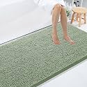 Smiry Bathroom Rugs 59X35, Luxury Chenille Extra Soft Absorbent Bath Mat