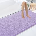 Smiry Bathroom Rugs 59X35, Luxury Chenille Extra Soft Absorbent Bath Mat