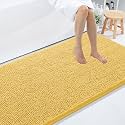 Smiry Bathroom Rugs 59X35, Luxury Chenille Extra Soft Absorbent Bath Mat