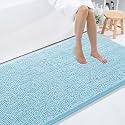 Smiry Bathroom Rugs 59X35, Luxury Chenille Extra Soft Absorbent Bath Mat