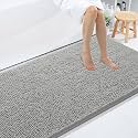 Smiry Bathroom Rugs 59X35, Luxury Chenille Extra Soft Absorbent Bath Mat