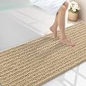 Smiry Bathroom Rugs 70X24, Extra Soft Rubber Backing Chenille Bath Mats