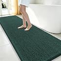 Smiry Bathroom Rugs 70X24, Luxury Chenille Extra Soft Absorbent Bath Mat