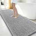 Smiry Bathroom Rugs 70X24, Luxury Chenille Extra Soft Absorbent Bath Mat
