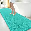 Smiry Bathroom Rugs 70X24, Luxury Chenille Extra Soft Absorbent Bath Mat