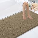 Smiry Bathroom Rugs 71X47, Luxury Chenille Extra Soft Absorbent Bath Mat