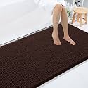 Smiry Bathroom Rugs 84X60, Luxury Chenille Extra Soft Absorbent Bath Mat