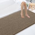 Smiry Bathroom Rugs 96X36, Luxury Chenille Extra Soft Absorbent Bath Mat