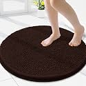 Smiry Round Bathroom Rugs 24X24, Chenille Extra Soft Absorbent Bath Mat