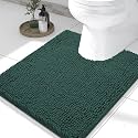 Smiry Toilet Rugs U-Shaped 24x20, Extra Soft Absorbent Contoured Bath Mat