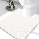 Smiry Toilet Rugs U-Shaped 24x20, Extra Soft Absorbent Contoured Bath Mat