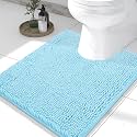 Smiry Toilet Rugs U-Shaped 24x20, Extra Soft Absorbent Contoured Bath Mat