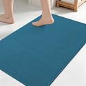 Smiry Ultra Thin Bath Mat 27x17, Non Slip Rubber Washable Bathroom Rugs