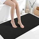 Smiry Ultra Thin Bath Mat 47x24, Non Slip Rubber Washable Bathroom Rugs