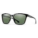 SMITH Shoutout Sunglasses – Performance Sports Active Classic Sunglasses – For Men &amp; Women – Black + Grey Green ChromaPop Polarized Lenses