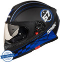 SMK Twister Blade Motorbike Helmet Matt Black