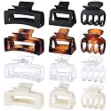 SMKSL 12 Pcs Hair Claw Clips for Women &amp; Girls 3 Styles Hair Accessories