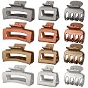 SMKSL 12 Pcs Hair Claw Clips for Women &amp; Girls 3 Styles Hair Accessories