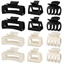 SMKSL 12 Pcs Hair Claw Clips for Women & Girls 3 Styles Hair Accessories