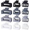 SMKSL 12 Pcs Hair Claw Clips for Women &amp; Girls 3 Styles Hair Accessories
